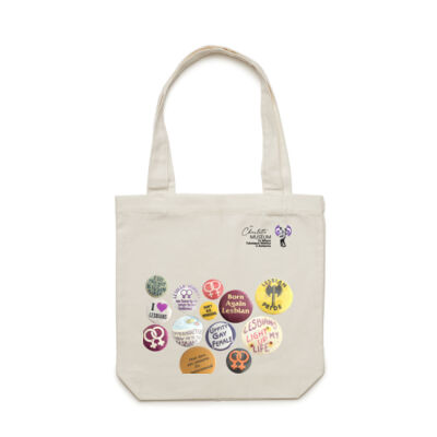 Lesbian Badges - AS Colour Carrie Tote Bag  Thumbnail